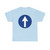 Segnale stradale italiano 1959 - direzione obbligatoria dritto (Italy) (Road Sign) T-Shirt