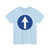 Segnale stradale italiano 1959 - direzione obbligatoria dritto (Italy) (Road Sign) T-Shirt
