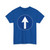 Segnale stradale italiano 1959 - direzione obbligatoria dritto (Italy) (Road Sign) T-Shirt