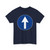 Segnale stradale italiano 1959 - direzione obbligatoria dritto (Italy) (Road Sign) T-Shirt