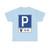 Segnale stradale italiano 1989 - parcheggio a pagamento (Italy) (Road Sign) T-Shirt
