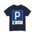 Segnale stradale italiano 1989 - parcheggio a pagamento (Italy) (Road Sign) T-Shirt