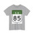 SH85-IN jct (India) (Road Sign) T-Shirt
