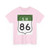 SH86-IN jct (India) (Road Sign) T-Shirt