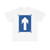 UAE One Way Street Straight Ahead (United Arab Emirates) (Road Sign) T-Shirt