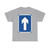 UAE One Way Street Straight Ahead (United Arab Emirates) (Road Sign) T-Shirt