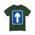 UAE One Way Street Straight Ahead (United Arab Emirates) (Road Sign) T-Shirt