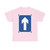 UAE One Way Street Straight Ahead (United Arab Emirates) (Road Sign) T-Shirt