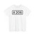 UK road A206 (United Kingdom) (Road Sign) T-Shirt