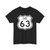 US 63 1961 cutout (United States) (Road Sign) T-Shirt