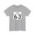 US 63 1961 cutout (United States) (Road Sign) T-Shirt