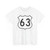 US 63 1948 (United States) (Road Sign) T-Shirt
