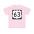 US 63 square (United States) (Road Sign) T-Shirt