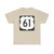 US 61 square (United States) (Road Sign) T-Shirt
