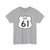 US 61 1961 cutout (United States) (Road Sign) T-Shirt