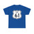 US 61 1961 cutout (United States) (Road Sign) T-Shirt