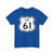 US 61 1961 cutout (United States) (Road Sign) T-Shirt