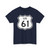 US 61 1961 cutout (United States) (Road Sign) T-Shirt