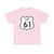 US 61 1961 cutout (United States) (Road Sign) T-Shirt