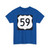 US 59 square (United States) (Road Sign) T-Shirt