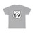 US 59 1961 cutout (United States) (Road Sign) T-Shirt