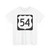 US 54 1961 (United States) (Road Sign) T-Shirt