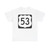 US 53 square (United States) (Road Sign) T-Shirt