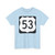 US 53 square (United States) (Road Sign) T-Shirt