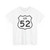 US 52 1961 cutout (United States) (Road Sign) T-Shirt