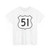 US 51 1948 (United States) (Road Sign) T-Shirt
