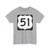 US 51 (United States) (Road Sign) T-Shirt
