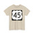 US 45 square (United States) (Road Sign) T-Shirt
