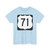 US 71 square (United States) (Road Sign) T-Shirt
