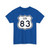 US 83 1961 cutout (United States) (Road Sign) T-Shirt