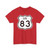 US 83 1961 cutout (United States) (Road Sign) T-Shirt