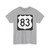 US 83 1961 (United States) (Road Sign) T-Shirt