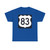 US 83 1961 (United States) (Road Sign) T-Shirt