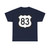 US 83 1961 (United States) (Road Sign) T-Shirt
