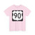 US 90 1961 (United States) (Road Sign) T-Shirt