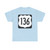 US 136 square (United States) (Road Sign) T-Shirt
