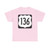 US 136 square (United States) (Road Sign) T-Shirt