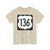 US 136 1961 (United States) (Road Sign) T-Shirt