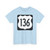 US 136 1961 (United States) (Road Sign) T-Shirt
