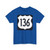 US 136 1961 (United States) (Road Sign) T-Shirt