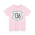 US 136 1948 (United States) (Road Sign) T-Shirt