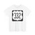 US 332 1961 (United States) (Road Sign) T-Shirt