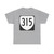 Virginia 315 1980 (Virginia) (Road Sign) T-Shirt