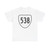 Virginia 538 1956 (Virginia) (Road Sign) T-Shirt