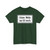 Zusatzzeichen 1012-34 - Grüne Welle bei ... km-h 330x600 StVO 1992 (Germany) (Road Sign) T-Shirt