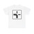 Zusatzzeichen 1002-10 - Verlauf der Vorfahrtsstraße an Kreuzungen von unten nach links StVO 1992 (Germany) (Road Sign) T-Shirt